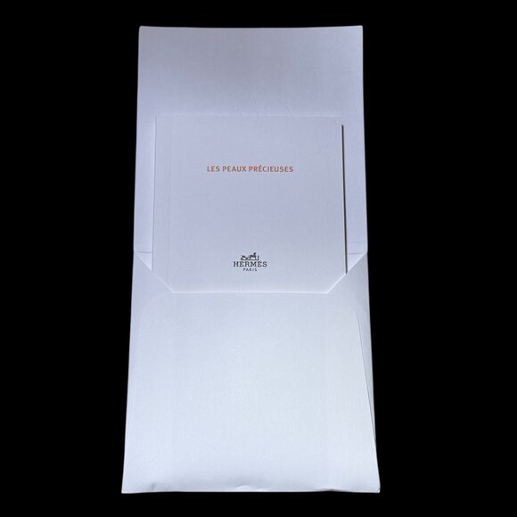 Hermès Other - Hermès Les Peaux Précieuses Booklet Leather Guide Care Authentic Card Envelope